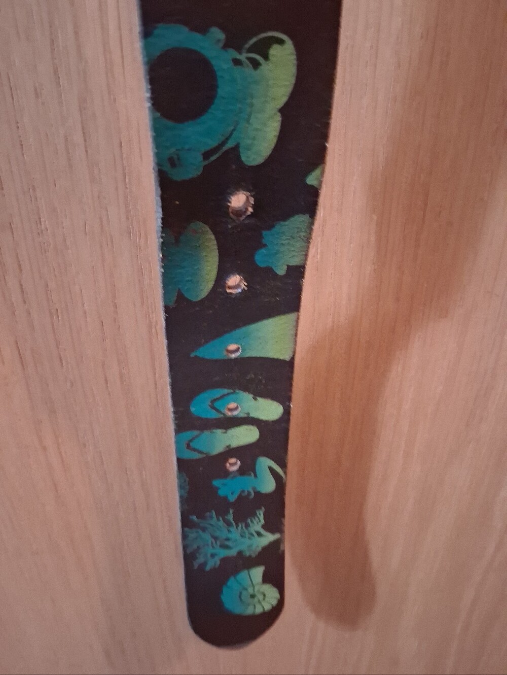 Rare, Vintage Robert Graham Designer Leather Belt. Unique Aquatic Theme View 5